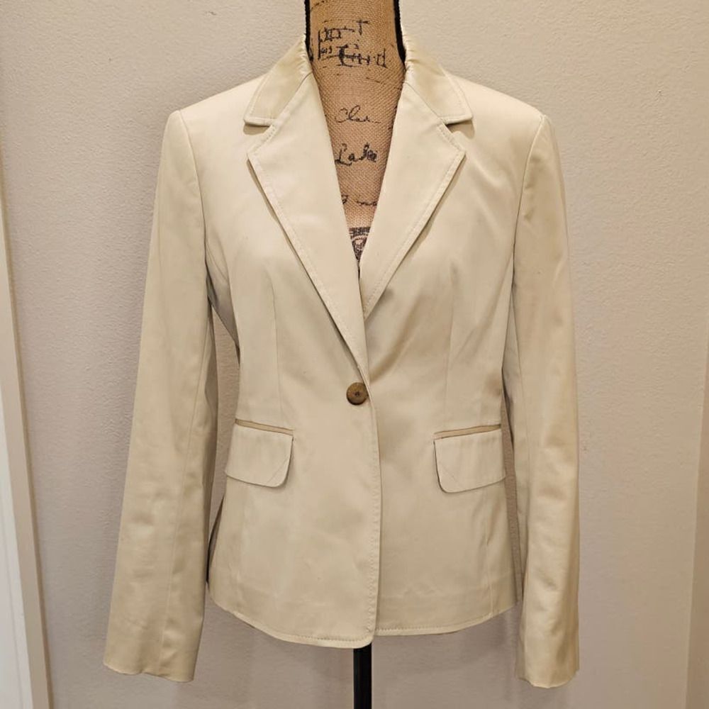 Anne Klein Cream Blazer